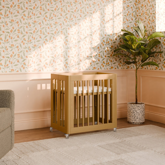 M23401HY,Babyletto,Yuzu 8-in-1 Convertible Crib w/All-Stages Conversion Kits in Honey