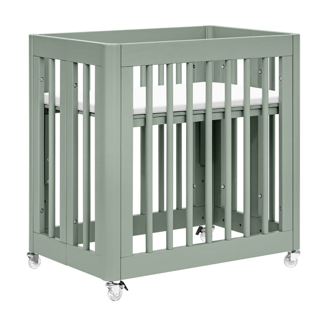 M23401LS,Babyletto,Yuzu 8-in-1 Convertible Crib w/All-Stages Conversion Kits in Light Sage