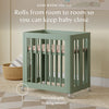 M23401LS,Babyletto,Yuzu 8-in-1 Convertible Crib w/All-Stages Conversion Kits in Light Sage