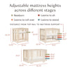 M23401NX,Babyletto,Yuzu 8-in-1 Convertible Crib w/ Bassinet & Toddler Bed Kits in Washed Natural
