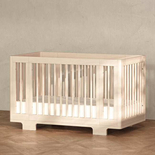 M23401NX,Babyletto,Yuzu 8-in-1 Convertible Crib w/ Bassinet & Toddler Bed Kits in Washed Natural