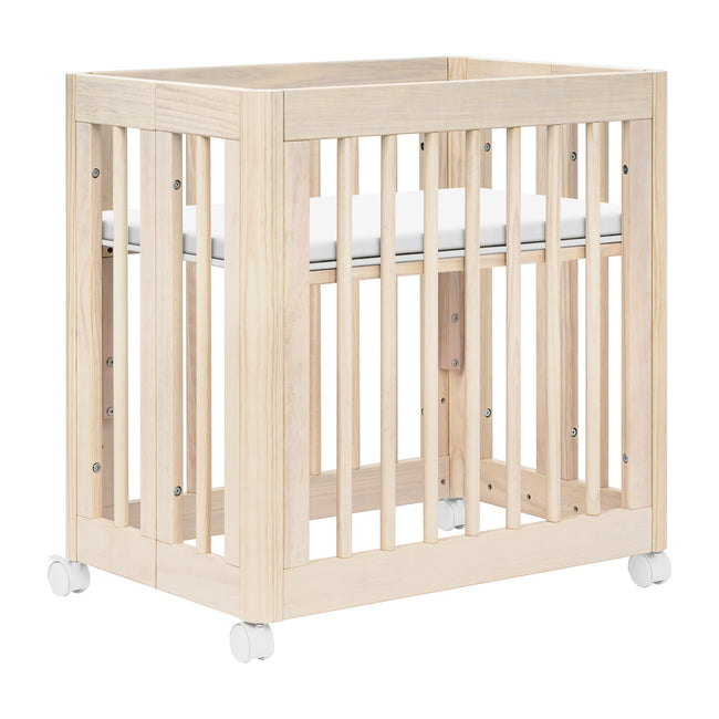 M23401NX,Babyletto,Yuzu 8-in-1 Convertible Crib w/ Bassinet & Toddler Bed Kits in Washed Natural