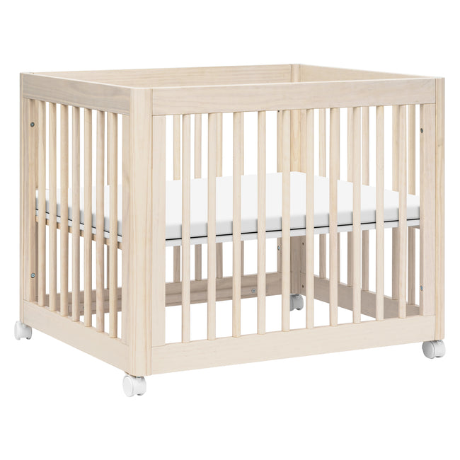 M23401NX,Babyletto,Yuzu 8-in-1 Convertible Crib w/ Bassinet & Toddler Bed Kits in Washed Natural