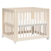 M23401NX,Babyletto,Yuzu 8-in-1 Convertible Crib w/ Bassinet & Toddler Bed Kits in Washed Natural