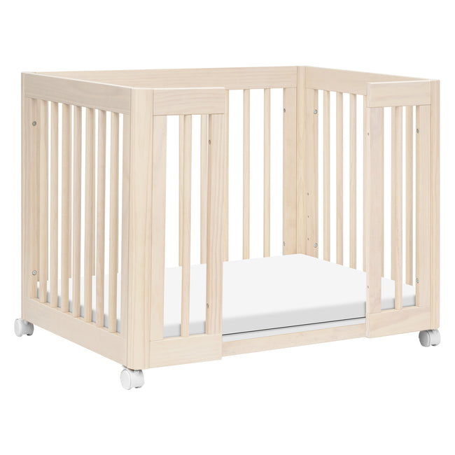 M23401NX,Babyletto,Yuzu 8-in-1 Convertible Crib w/ Bassinet & Toddler Bed Kits in Washed Natural