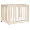 M23401NX,Babyletto,Yuzu 8-in-1 Convertible Crib w/ Bassinet & Toddler Bed Kits in Washed Natural