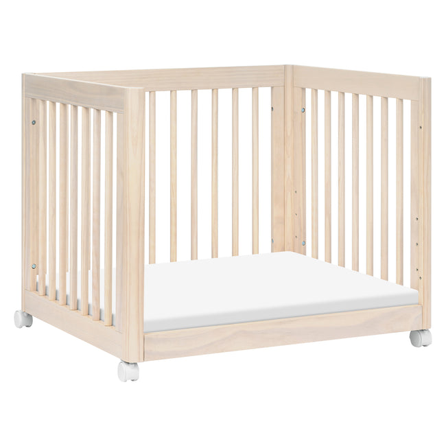 M23401NX,Babyletto,Yuzu 8-in-1 Convertible Crib w/ Bassinet & Toddler Bed Kits in Washed Natural