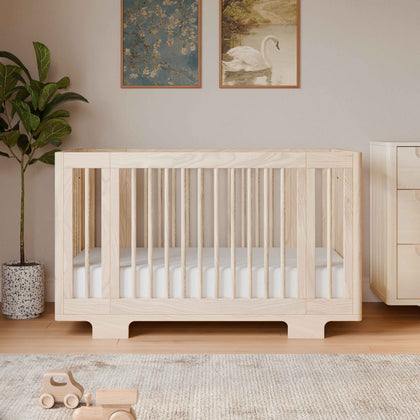 M23401NX,Babyletto,Yuzu 8-in-1 Convertible Crib w/ Bassinet & Toddler Bed Kitsin Washed Natural