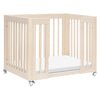 M23401NX,Babyletto,Yuzu 8-in-1 Convertible Crib w/ Bassinet & Toddler Bed Kits in Washed Natural