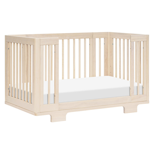 M23401NX,Babyletto,Yuzu 8-in-1 Convertible Crib w/ Bassinet & Toddler Bed Kits in Washed Natural
