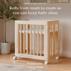 M23401NX,Babyletto,Yuzu 8-in-1 Convertible Crib w/ Bassinet & Toddler Bed Kits in Washed Natural
