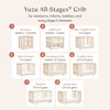 M23401NX,Babyletto,Yuzu 8-in-1 Convertible Crib w/All-Stages Conversion Kits in Washed Natural