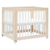 M23401NXW,Babyletto,Yuzu 8-in-1 Convertible Crib w/All-Stages Conversion in Washed Natural/White