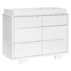 M23426W,Babyletto,Yuzu 6-Drawer Dresser in White