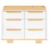 M23426WN,Babyletto,Yuzu 6-Drawer Dresser in White/Natural
