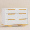 M23426WN,Babyletto,Yuzu 6-Drawer Dresser in White/Natural