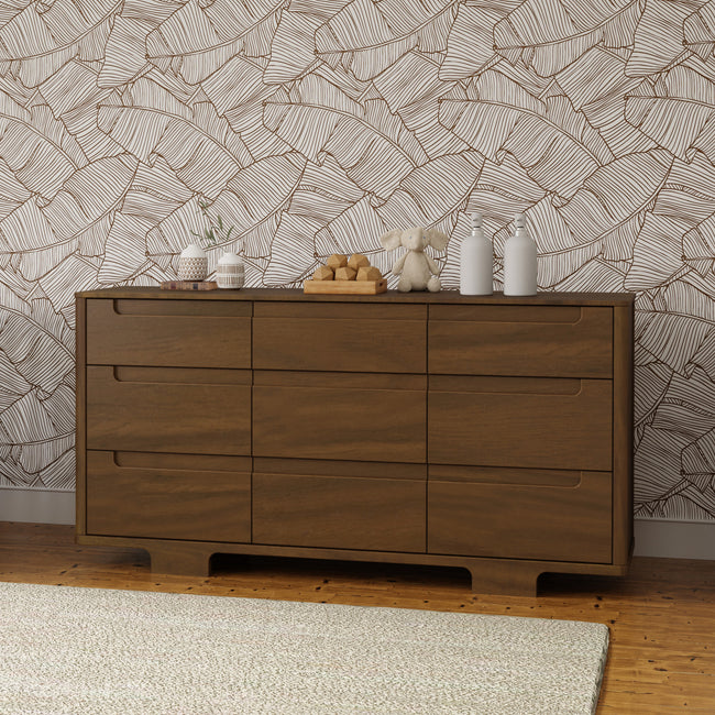 M23428NL,Babyletto,Yuzu 9-Drawer Dresser  Assembled in Natural Walnut