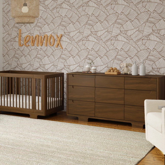 M23428NL,Babyletto,Yuzu 9-Drawer Dresser  Assembled in Natural Walnut