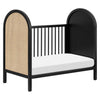 M25601BNC,Babyletto,Bondi Cane 3-in-1 Convertible Crib w/ Toddler Bed Kit in Black with Natural Cane