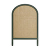M25601FRGRNC,Babyletto,Bondi Cane 3-in-1 Convertible Crib w/ Toddler Bed Kit in Forest Green w/ Natural Cane