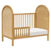 M25601HYNC,Babyletto,Bondi Cane 3-in-1 Convertible Crib w/Toddler Bed Kit in Honey with Natural Cane