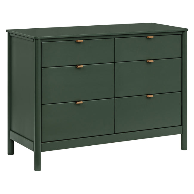 M25616FRGR,Babyletto,Bondi 6-Drawer Assembled Dresser in Forest Green