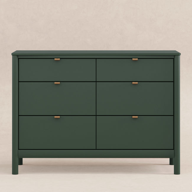 M25616FRGR,Babyletto,Bondi 6-Drawer Assembled Dresser in Forest Green