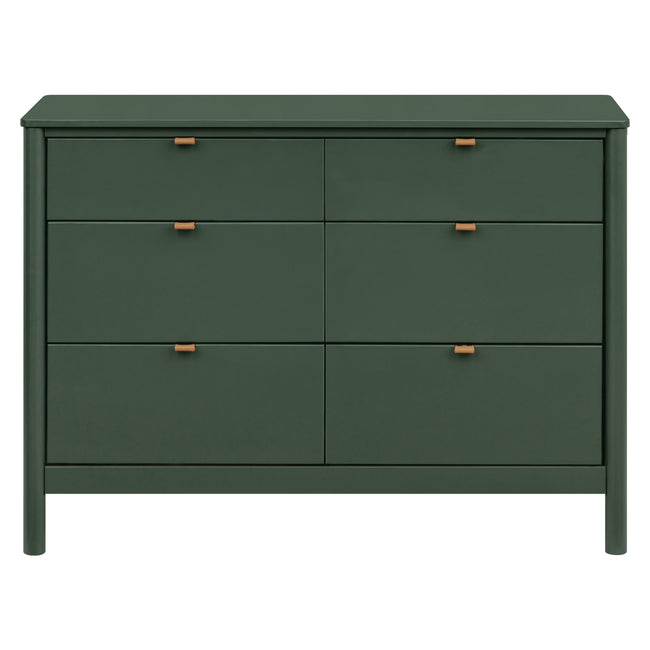 M25616FRGR,Babyletto,Bondi 6-Drawer Assembled Dresser in Forest Green
