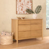 M25616HY,Babyletto,Bondi 6-Drawer Assembled Dresser in Honey