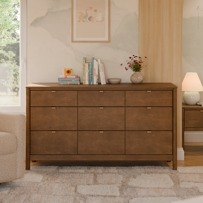 M25928NL,Babyletto Kids,Bondi 9-Drawer Assembled Dresser in Natural Walnut