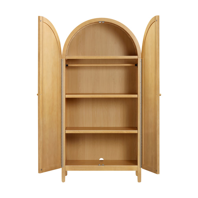 M25929HY,Babyletto Kids,Bondi Cane Armoire  Assembled in Honey
