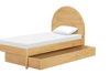 M25969HY,Babyletto Kids,Bondi Twin Bed in Honey