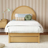 M25973HY,The MDB Family,Twin Storage Trundle Bed in Honey