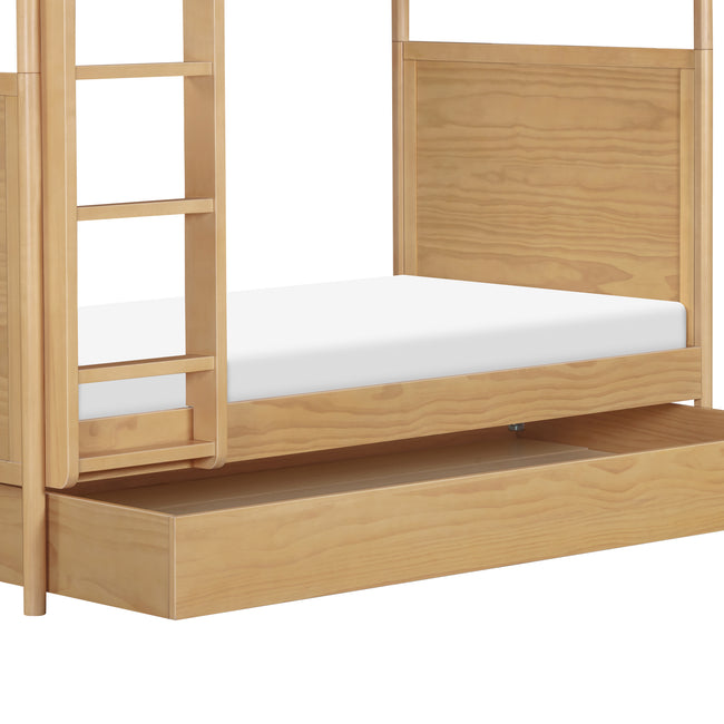 M25973HY,The MDB Family,Twin Storage Trundle Bed in Honey