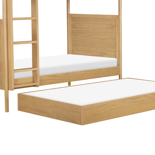 M25973HY,The MDB Family,Twin Storage Trundle Bed in Honey