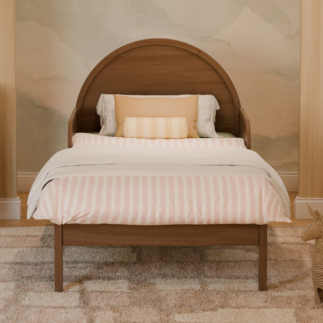M25999NL,Babyletto Kids,Twin/Full Bed Guardrail in Natural Walnut