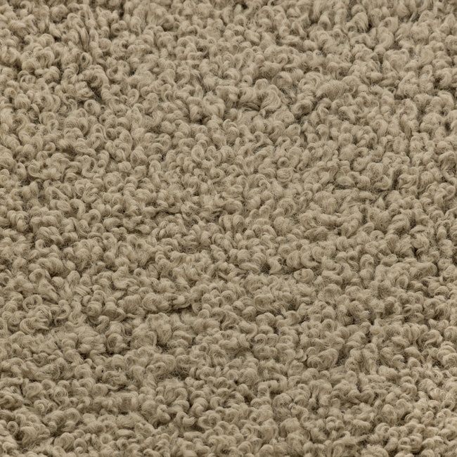 M26385LTDB,Babyletto,Kiwi Gliding Ottoman in Latte Teddy Loop w/ Dark Wood Base
