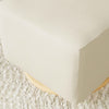 M26385PCMEWLB,Babyletto,Kiwi Gliding Ottoman in Performance Cream Eco-Weave w/ Light Wood Base