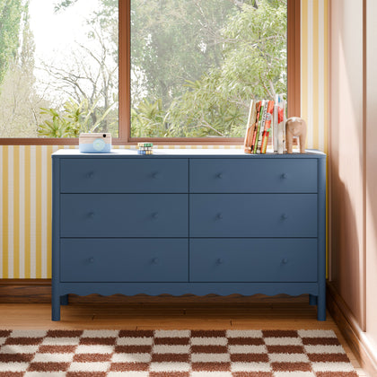 M27916CVB,Babyletto,Swell 6-Drawer Assembled Dresser in Cove Blue