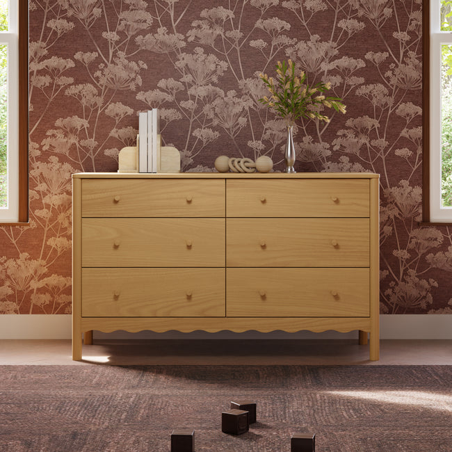 M27916HY,Babyletto,Swell 6-Drawer Assembled Dresser in Honey