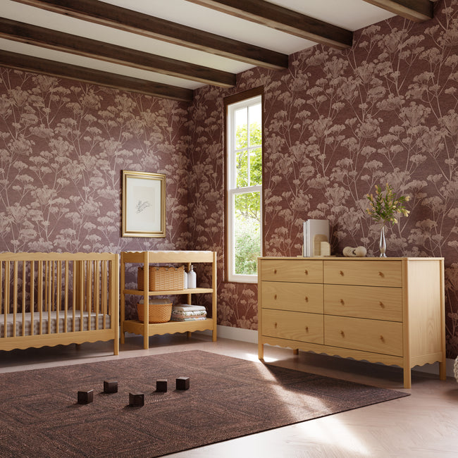M27916HY,Babyletto,Swell 6-Drawer Assembled Dresser in Honey