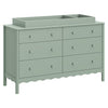 M27916LS,Babyletto,Swell 6-Drawer Assembled Dresser in Light Sage