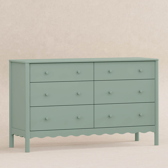 M27916LS,Babyletto,Swell 6-Drawer Assembled Dresser in Light Sage