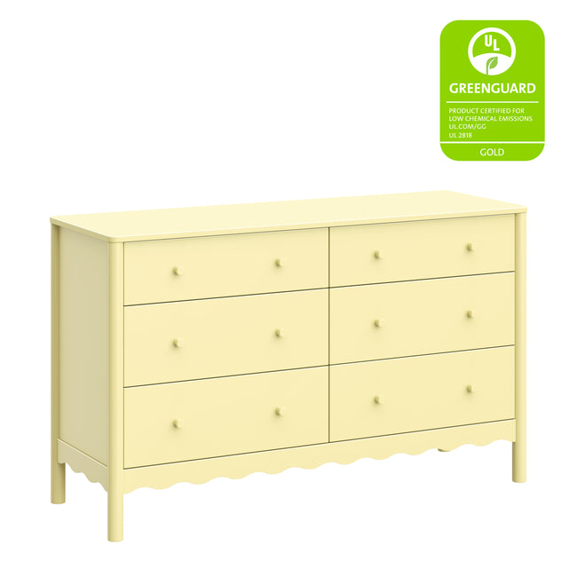 M27916PY,Babyletto,Swell 6-Drawer Assembled Dresser in Pale Yellow