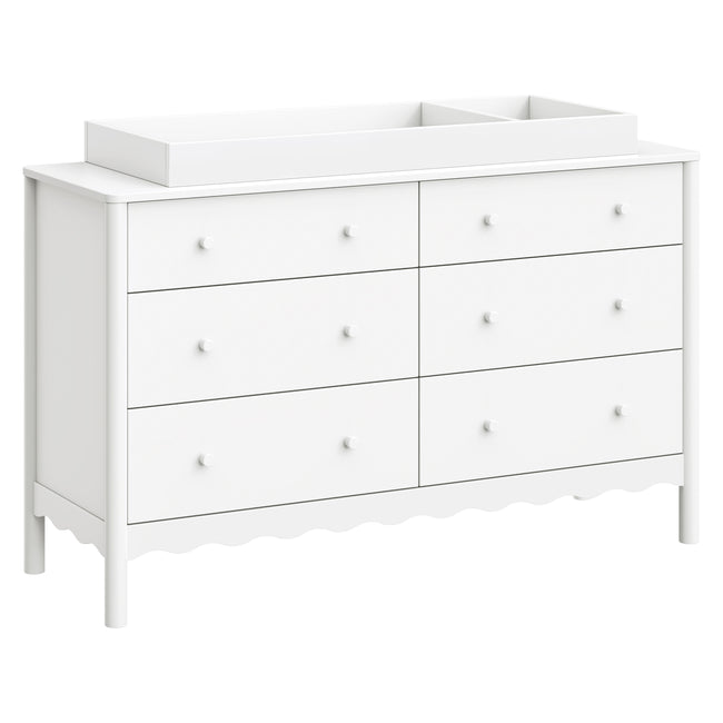 M27916W,Babyletto,Swell 6-Drawer Assembled Dresser in White