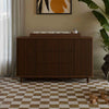 M29816NL,Babyletto,Pogo Tambour Assembled Dresser in Natural Walnut