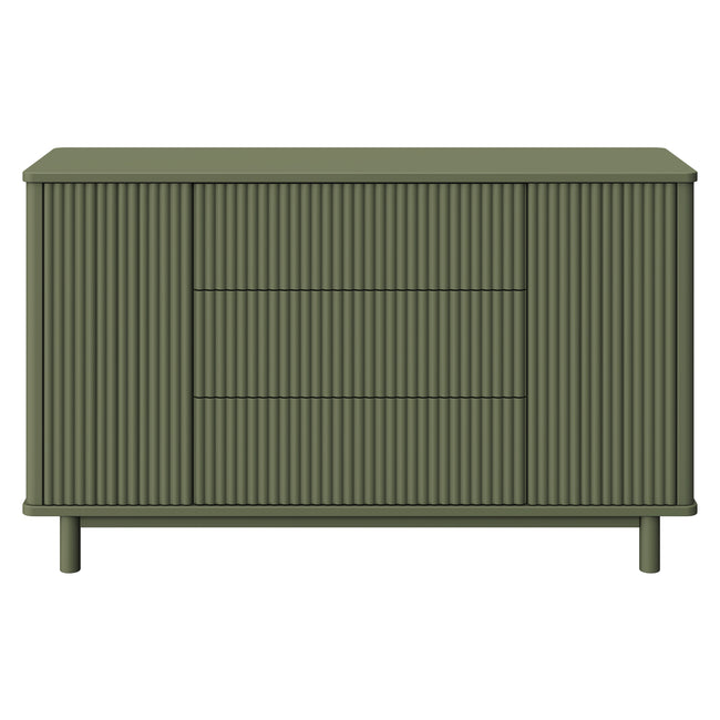 M29816OL,Babyletto,Pogo Tambour Assembled Dresser in Olive
