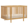 M29880HY,Babyletto,Pogo 8-in-1 Convertible Crib w/ Bassinet & Toddler Bed Kits in Honey