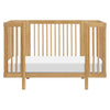 M29880HY,Babyletto,Pogo 8-in-1 Convertible Crib w/ Bassinet & Toddler Bed Kits in Honey
