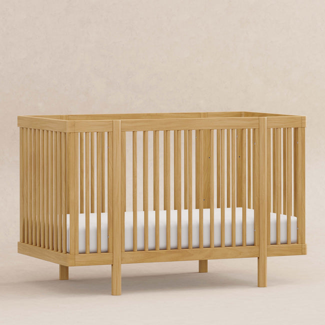 M29880HY,Babyletto,Pogo 8-in-1 Convertible Crib w/All-Stages Conversion Kits in Honey